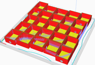 Processing files ready for print. Maximising efficient processing and material use