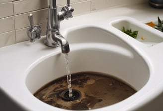 a sink with a sink and a sink