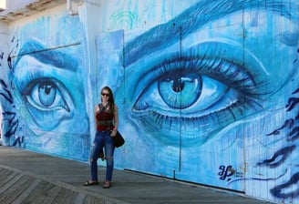 grafite mural internacional obra olhos thiago valdi obra