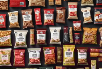 A laptop displays a financial trading platform with a candlestick chart showing stock market data. The chart is colorful, with blue and orange bars representing volume, and fluctuating lines indicating stock prices over time. Surrounding the laptop are two small potted plants on a white surface.