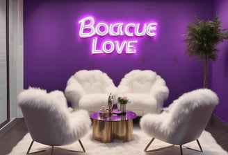 pink Love neon signage