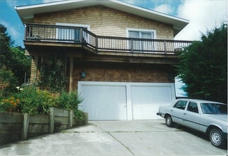 2 swing up garage doors in Mill Vallet Ca.