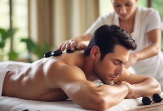 Hot stones massage Cheltenham