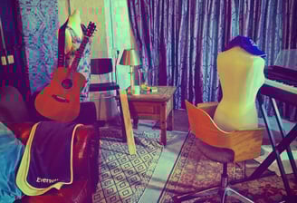 Blue Mersey Music studio for CD album 12 notes