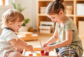 Kids playing together