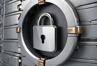 a server's shield with a blue shield on it