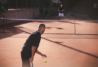 Joueur de tennis Valensole