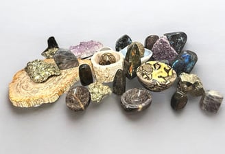 Collection of Minerals and Fossils from Stephane Michaelis