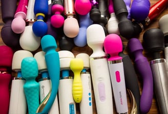 a pile of vibrators of different sizes and shapes