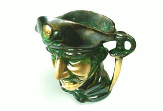 pen holder brass antique - unique gift