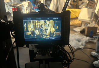 picture of a camera and a film set