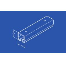 roller track for spray booth curtain