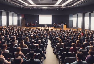A laptop displaying a webpage about ChatGPT with a green and black design sits open on a desk. Next to the laptop is a small green Android figurine and a green notebook with 'ON' written on it. A hand is visible on the right side, interacting with the laptop's trackpad.