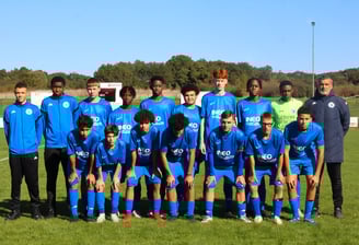 équipe de foot de face