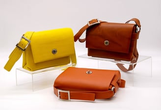 Cartera de cuero cross body Heros Leather