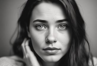 A hand is holding a small card with a motivational question printed on it against a blurred background. The lighting is warm and creates a cozy ambiance.