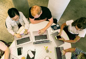 Coworking at Co.bay , coworking space in our coliving for digital nomds, Wi-fi equipped