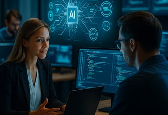AI assistant helping New Jersey business