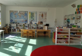 Forscherraum in der Anfangszeit der Freien Schule Berkenroth