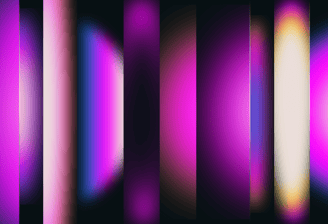 a group of four different colored lights on a black background