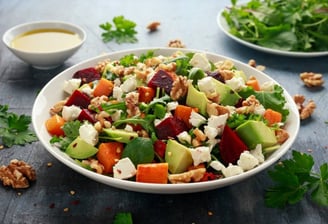 une salade composée