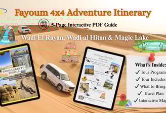 Fayoum 4x4 Adventure Itinerary