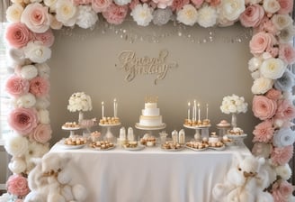 A decorative setup featuring a lightbox with the word 'WEDDING' and a cutout of the word 'love' placed on a white surface. There is a small glass box with a rose, surrounded by dried flowers and greenery. The scene is softened by the presence of delicate pampas grass in a vase.