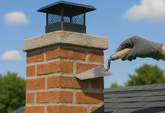 a chimney chimney pipe repair in a chimney top chimney
