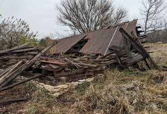 First project barn rubble