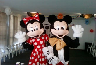 ALQUILER Y RENTA DE DISFRACES- BOTARGAS DE MINIE Y MICKEY Y MARIO BROSS PARA FIESTAS INFANTILES