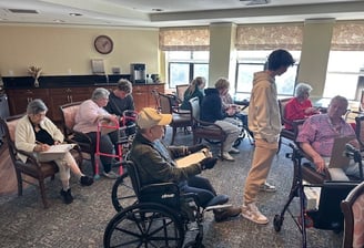 tech support sessions enhance seniors' confidence with technology