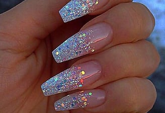 Glitter nails