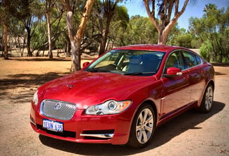 Peter Pickering's Jaguar XF in Australia