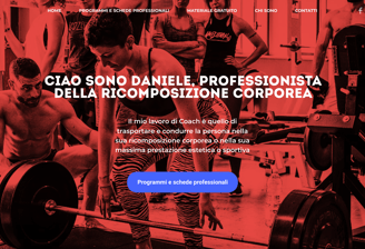 restyling web design personal trainer