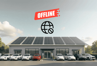 Firmengebäude offline ohne Internet