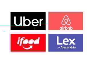 Parceria Alexandria Energia Uber Airbnb Ifood