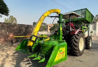 corn-silage-harvester machine