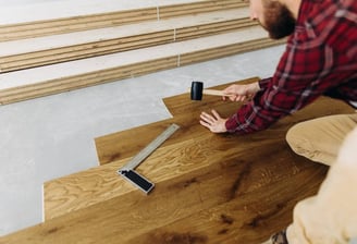Pose d'un parquet flottant
