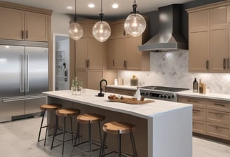 Newly remodeled modern kitchen