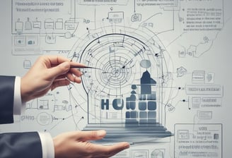 A close-up view of a plate of gourmet food, featuring gnocchi with sautéed mushrooms and spinach, sprinkled with grated cheese. The presentation is elegant, set on a wooden table with a blurred background and natural lighting.