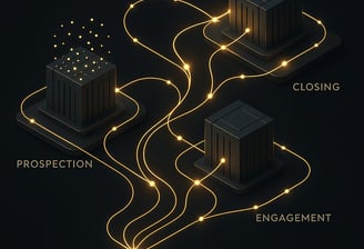 Automatisation pipeline commercial B2B avec IA - Kairos AI transforme prospection, engagement et clo