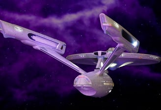 Star Trek U.S.S. Enterprise Refit as seen in Star Trek-The Motion Picture.