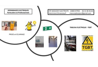 prises, éclairages, tableaux électriques