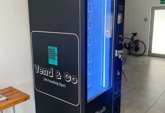Vending Machine in Apartments Lobby