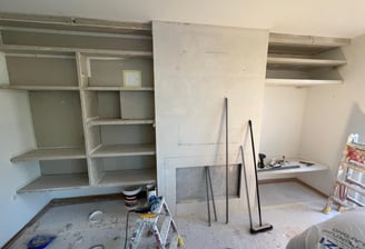 meuble en plâtre