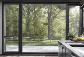brown wooden table beside gray wall