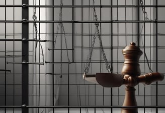A weathered poster with text that reads 'A CONVICTION RECORD SHOULDN'T BE A LIFE SENTENCE' is displayed. The background is textured with a grayscale, worn look, and the poster appears to be pasted on a rough, dark surface. Some QR codes and text related to 'Clean Slate' are visible.