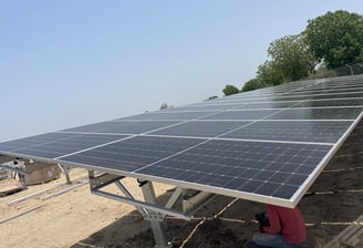 Ground Mounted Mega Solar Park & Solar Power Plant & Solar Energy Equipments Systems & Solar Energy
