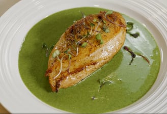 How to Make Herb Velouté Sauce with Chicken Breast