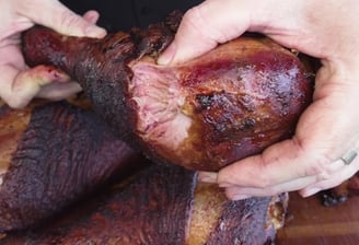 Smoked Texas-Style Turkey Legs Recipe